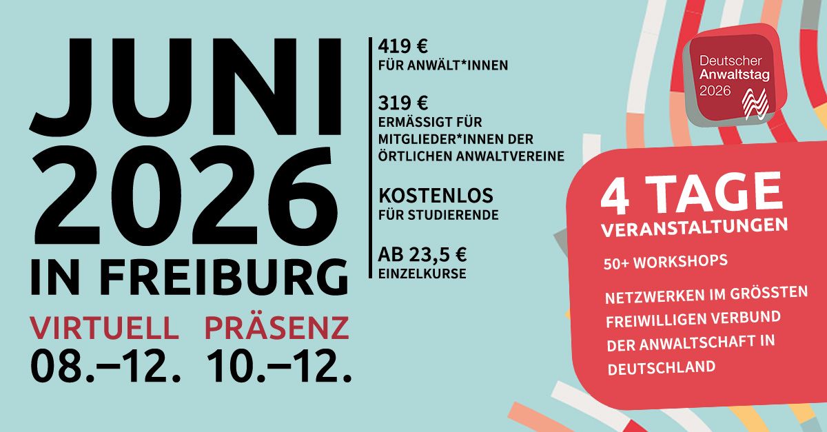 Deutscher Anwaltverein (DAV) ad