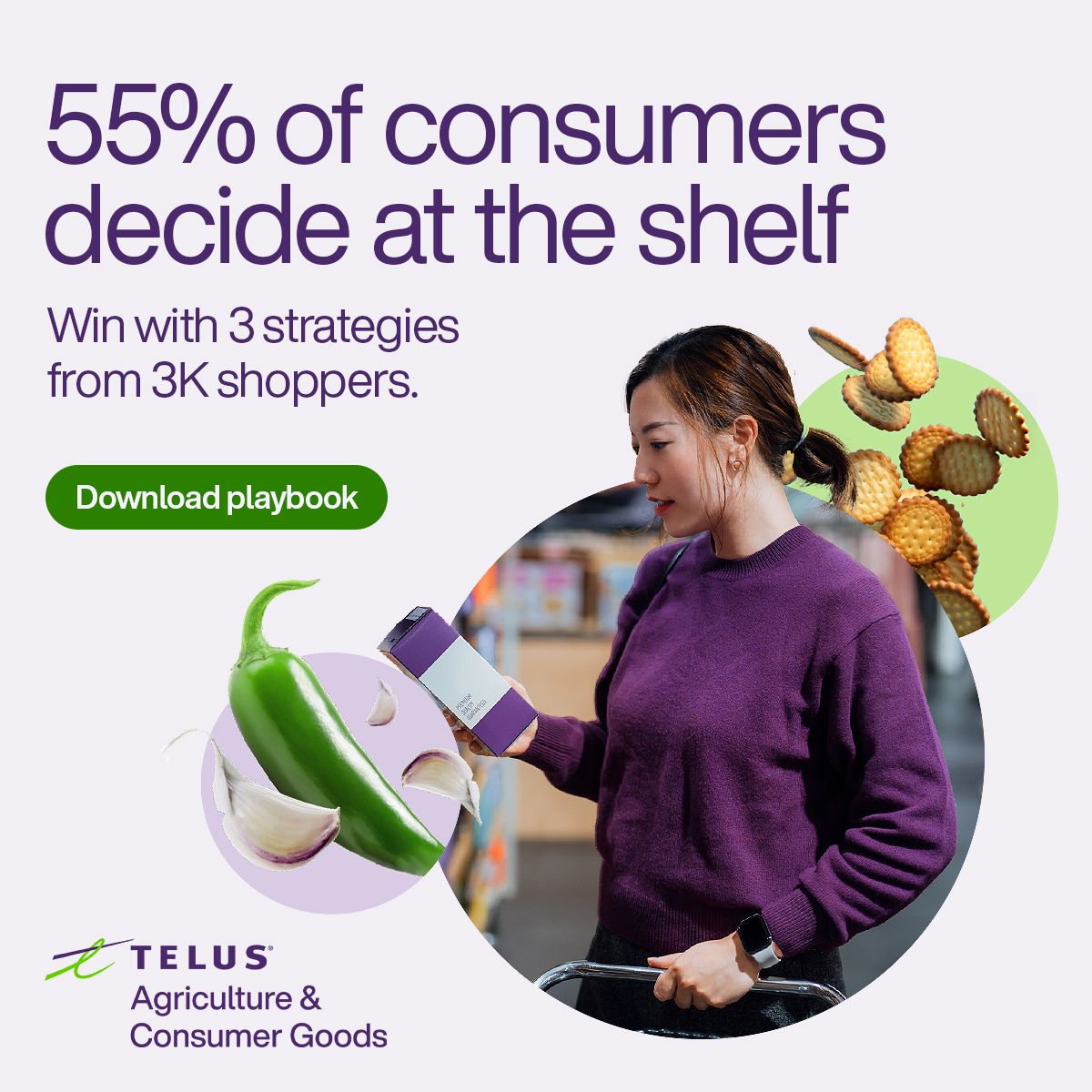 TELUS Agriculture & Consumer Goods ad