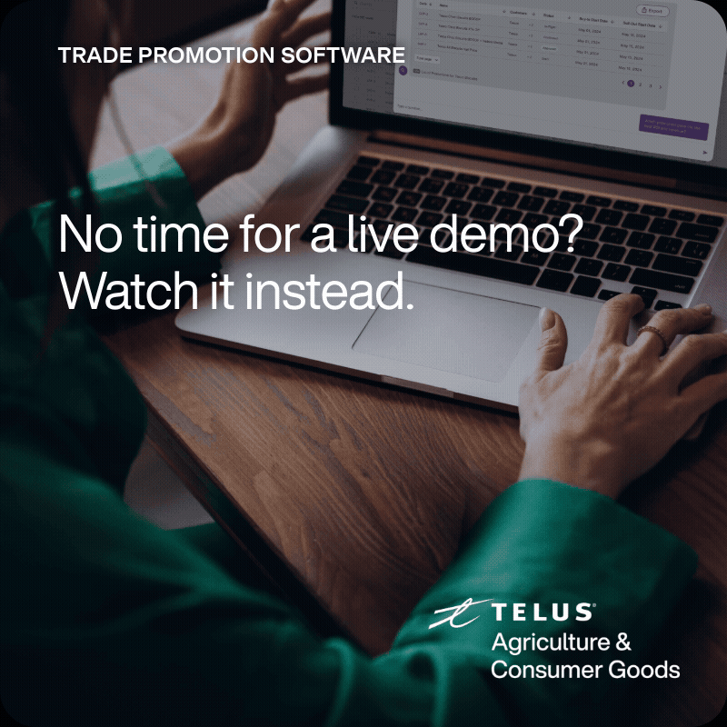 TELUS Agriculture & Consumer Goods ad