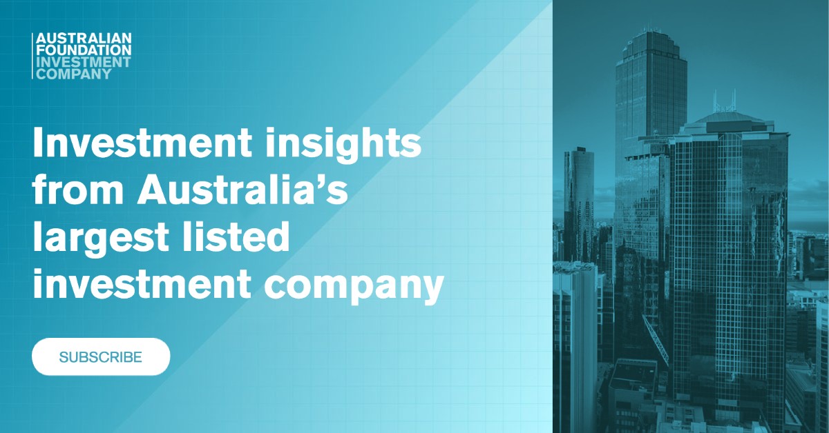 Australian Foundation Investment Company (AFIC) ad