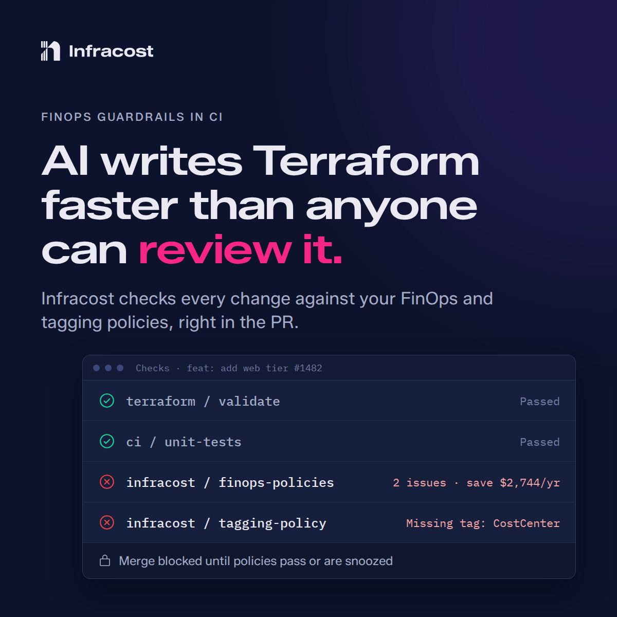 Infracost ad
