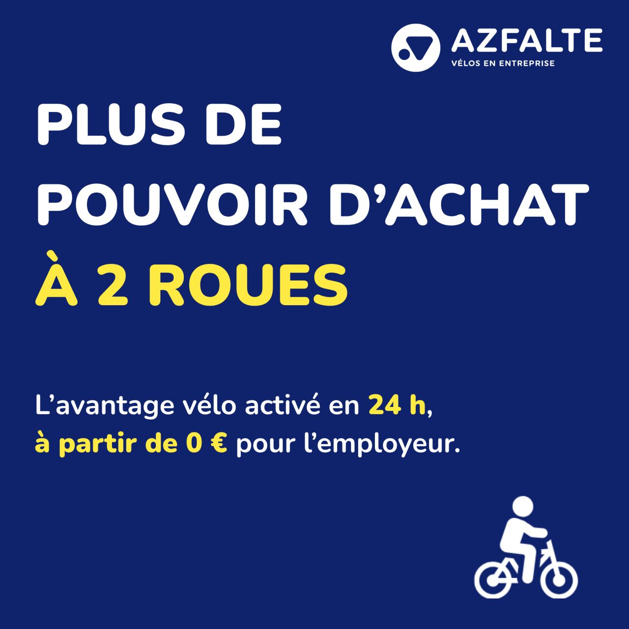 AZFALTE -  Vélo en entreprise 🦸🏻‍♀️ 🦸‍♂️ 🚲 ad