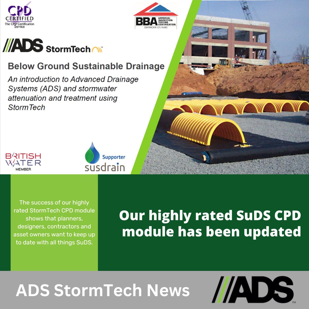 Advanced Drainage Systems, Inc. ad