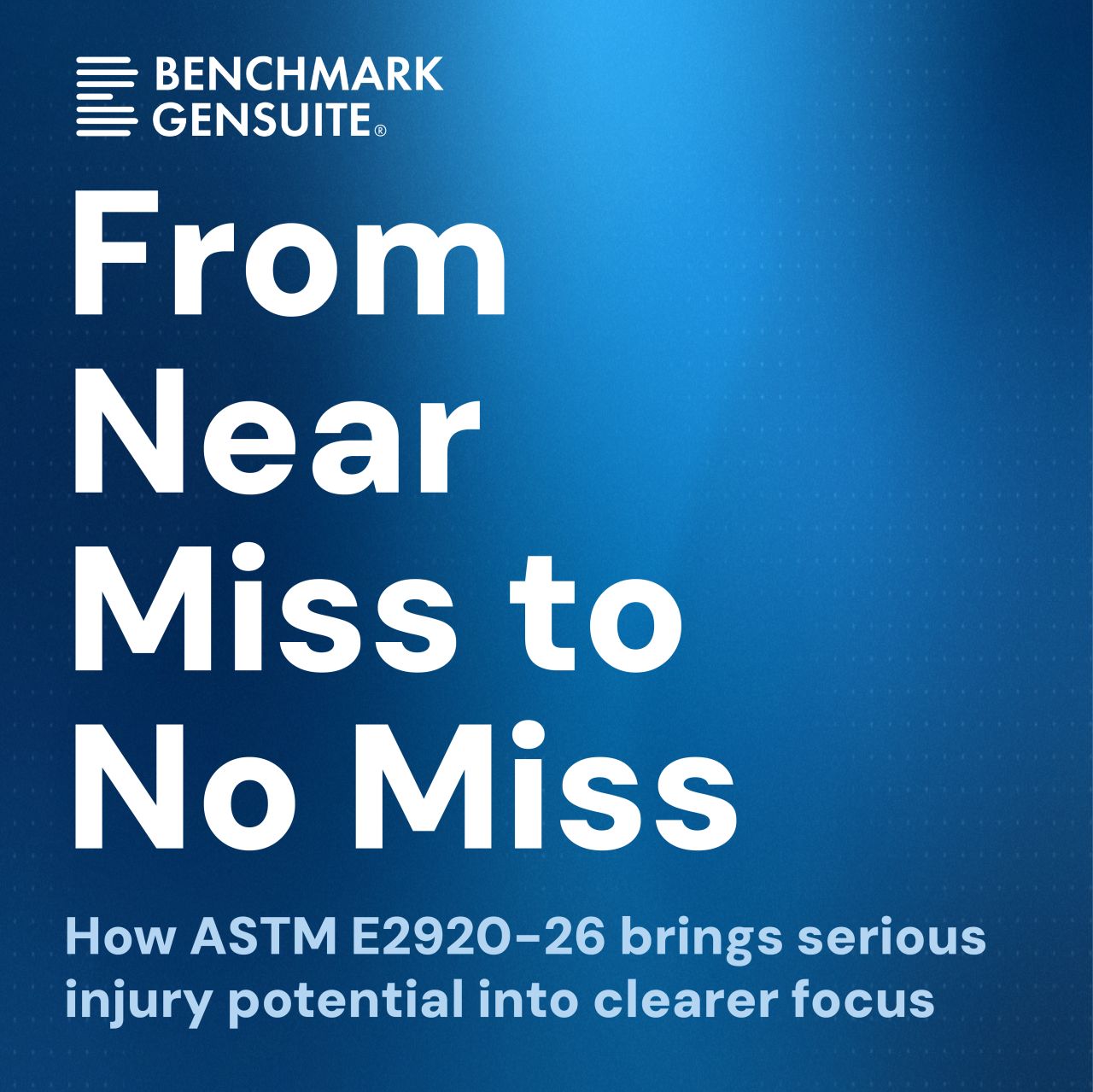 Benchmark Gensuite® ad