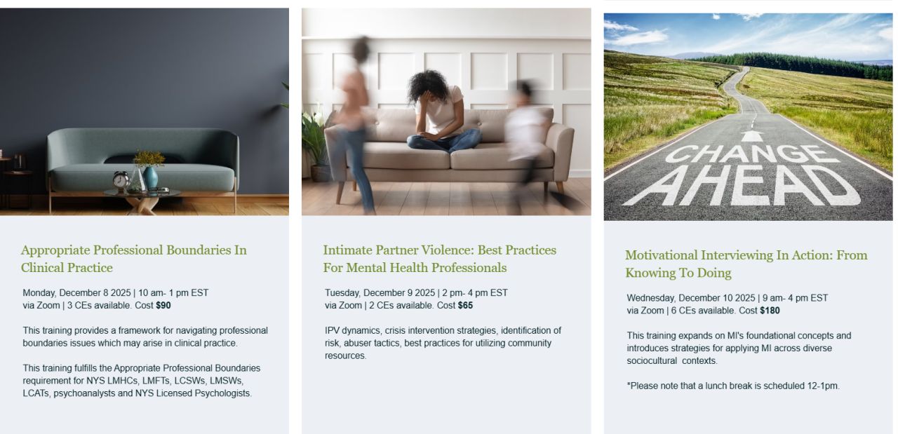 Hudson Valley Professional Development ad