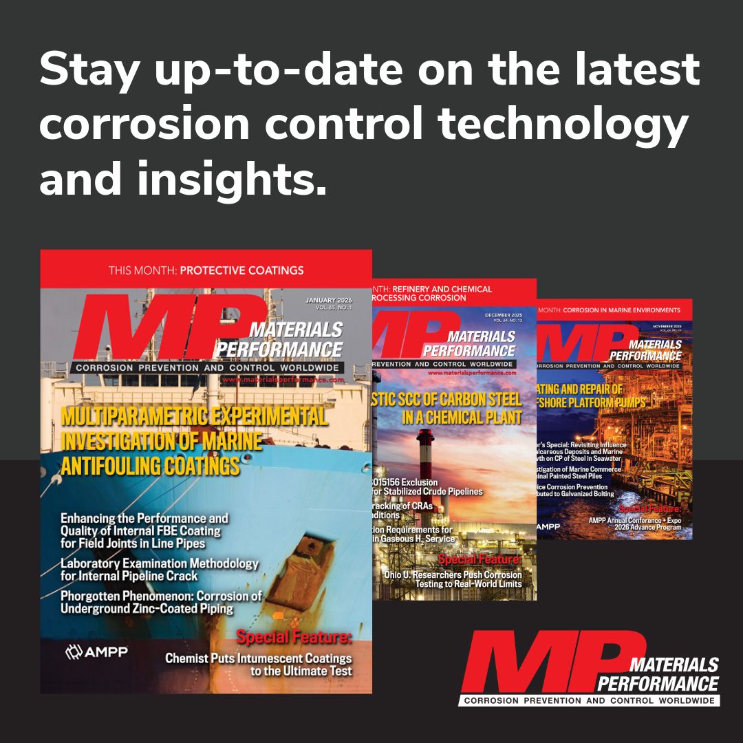 AMPP: Association for Materials Protection and Performance ad