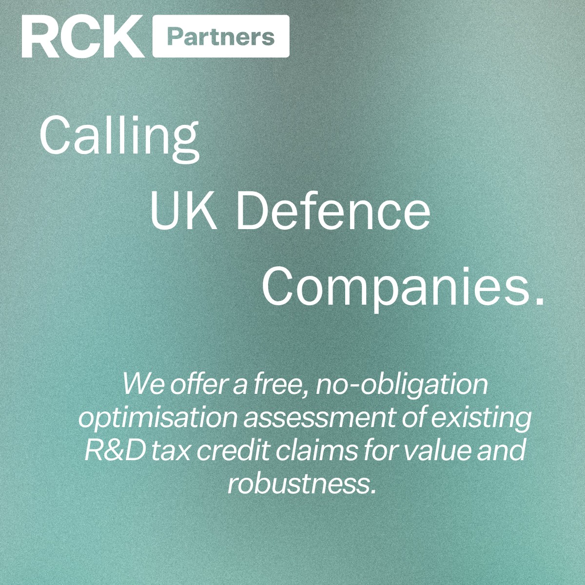 RCK Partners ad