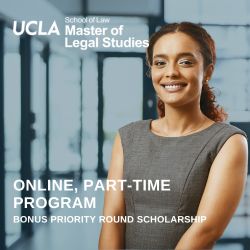 UCLA Law Master of Legal Studies ad