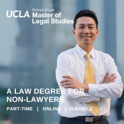 UCLA Law Master of Legal Studies ad