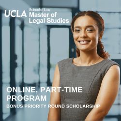 UCLA Law Master of Legal Studies ad