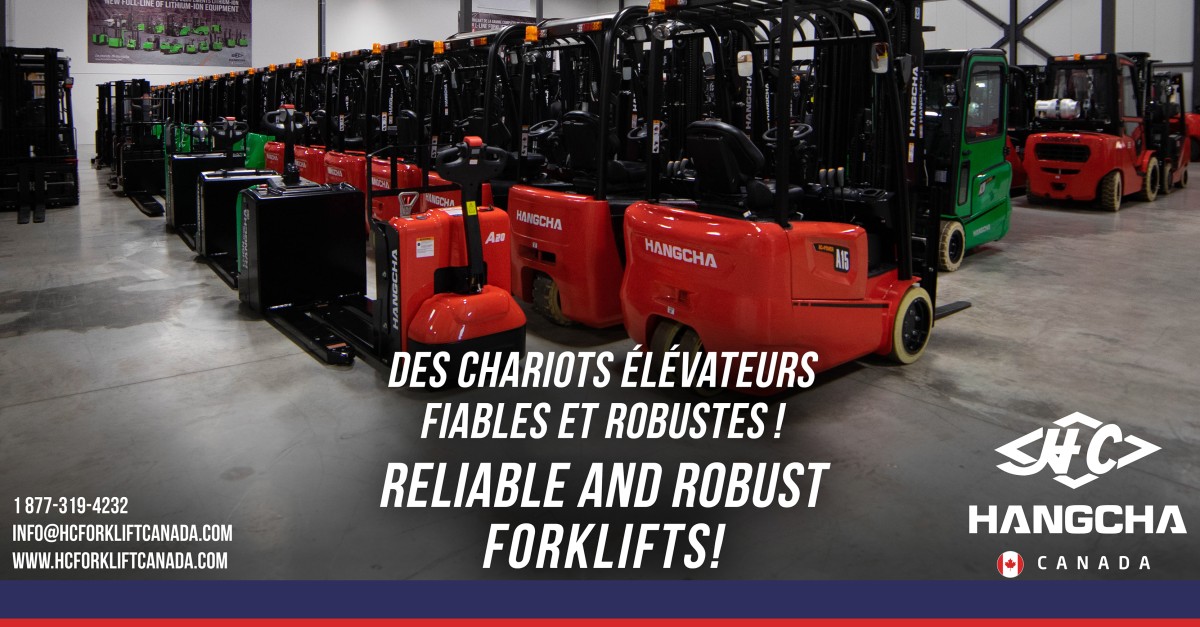 Hangcha Forklift Canada Inc. ad