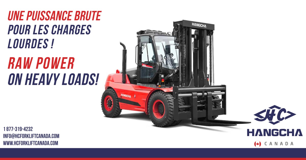 Hangcha Forklift Canada Inc. ad