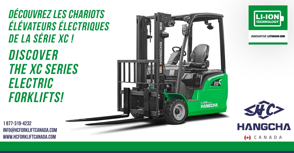 Hangcha Forklift Canada Inc. ad