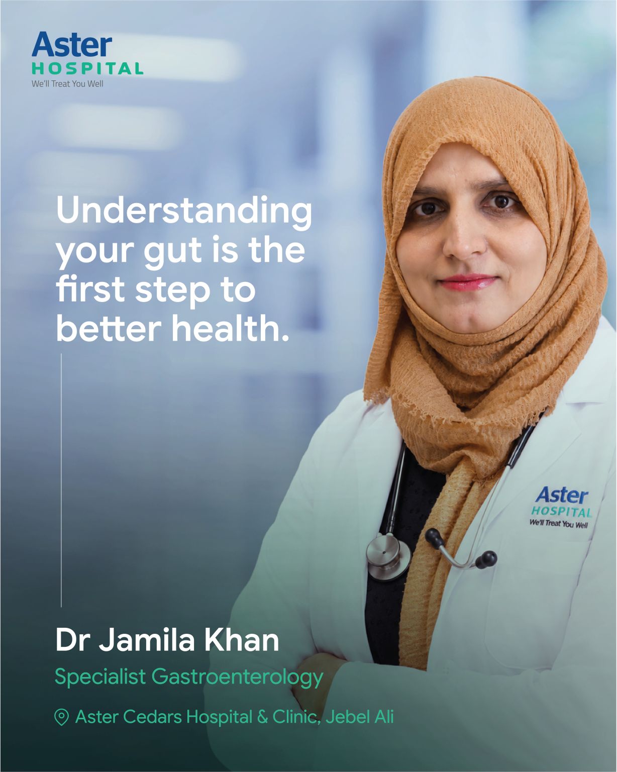 Aster Hospitals UAE ad