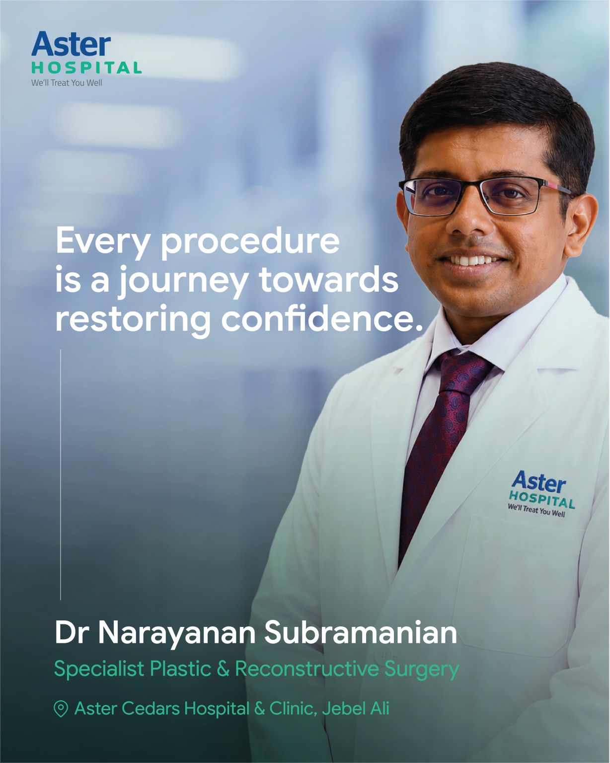 Aster Hospitals UAE ad