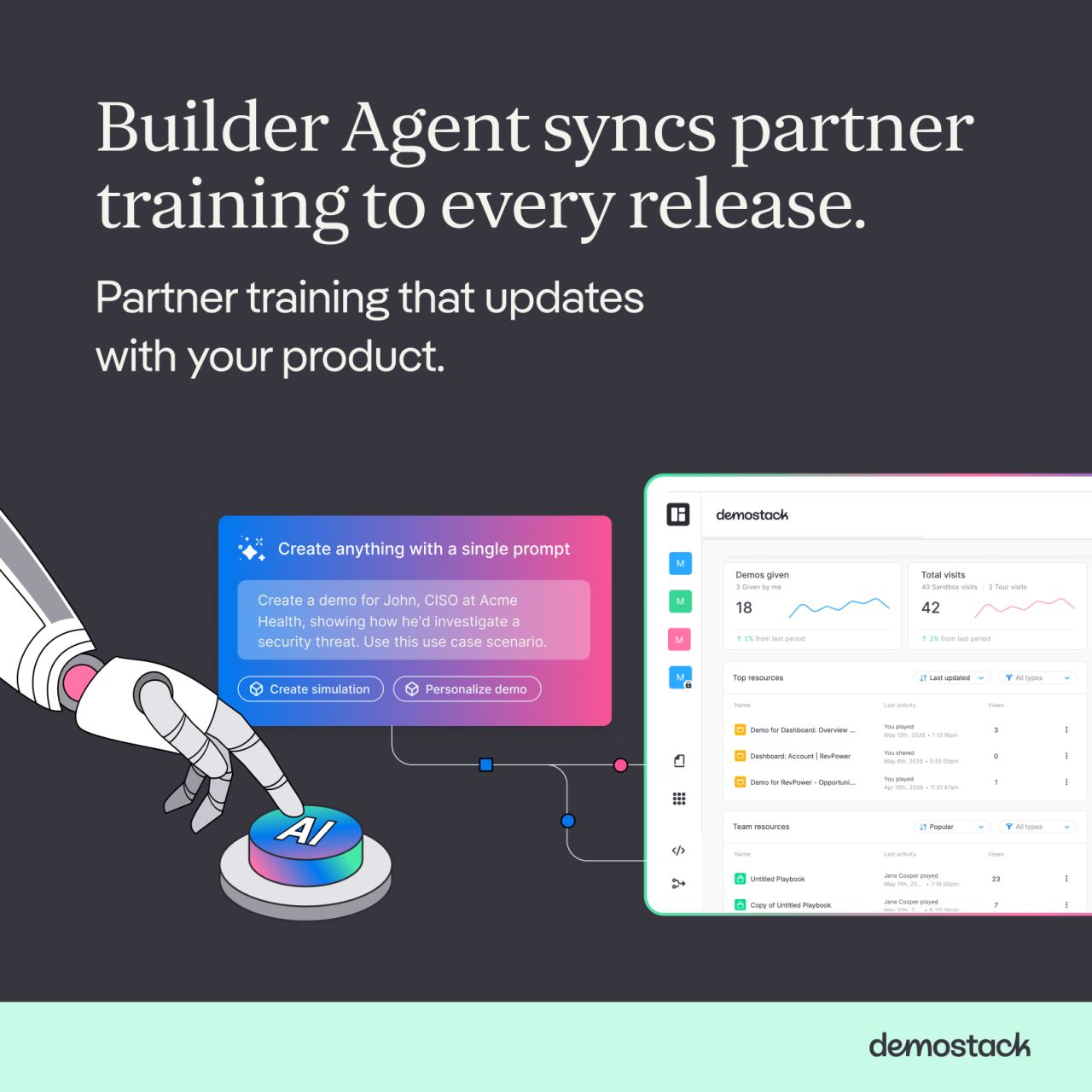 Demostack ad
