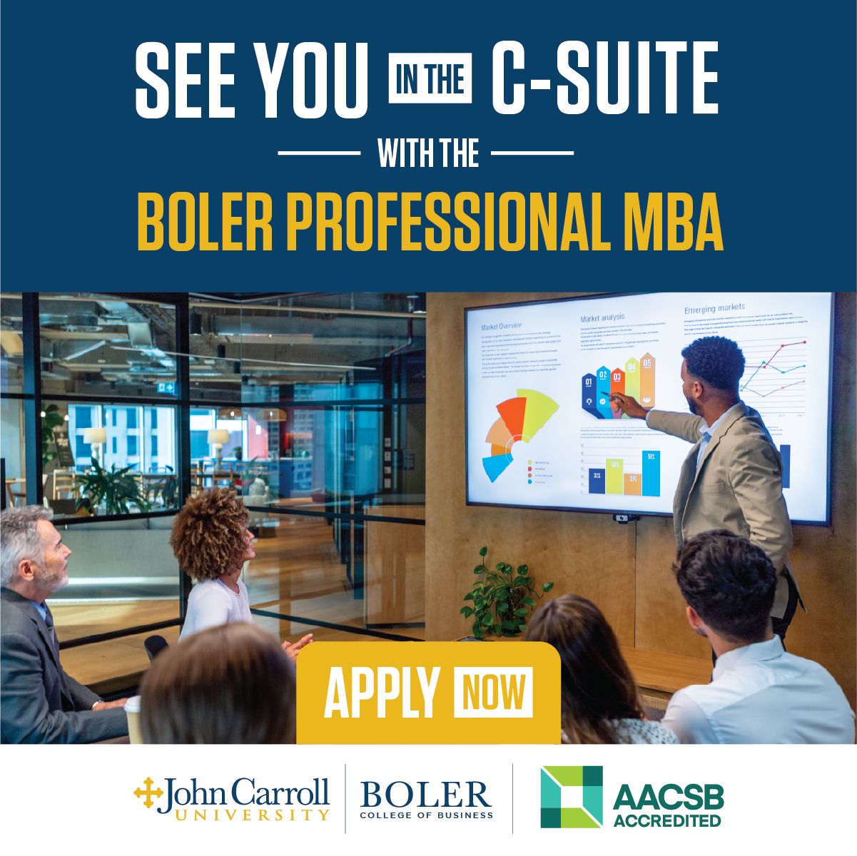 Boler College of Business at John Carroll University ad