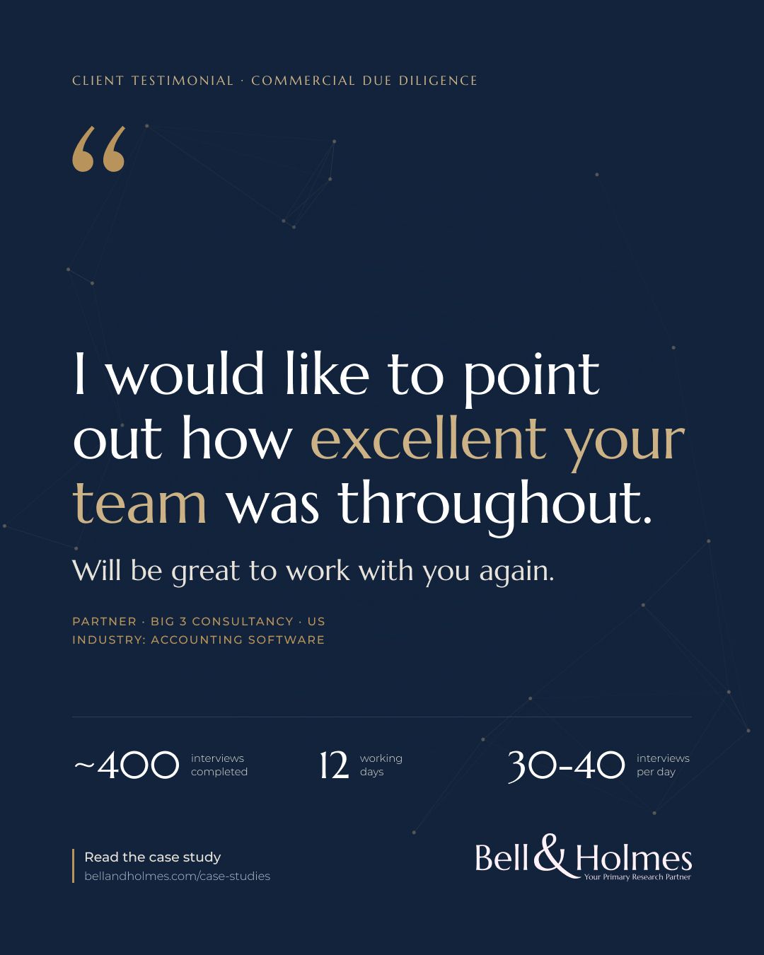 Bell & Holmes ad