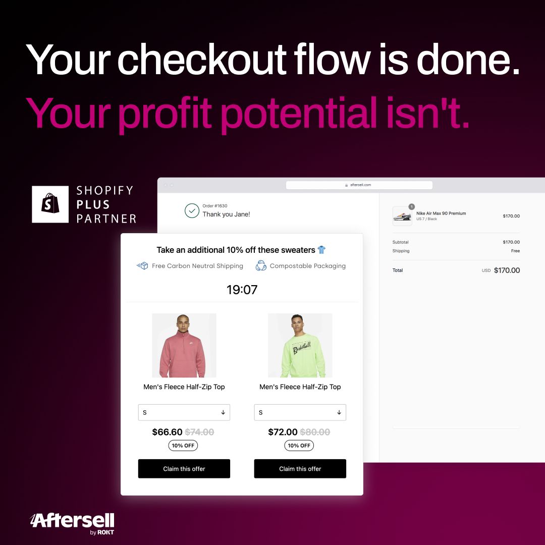 Rokt Aftersell ad