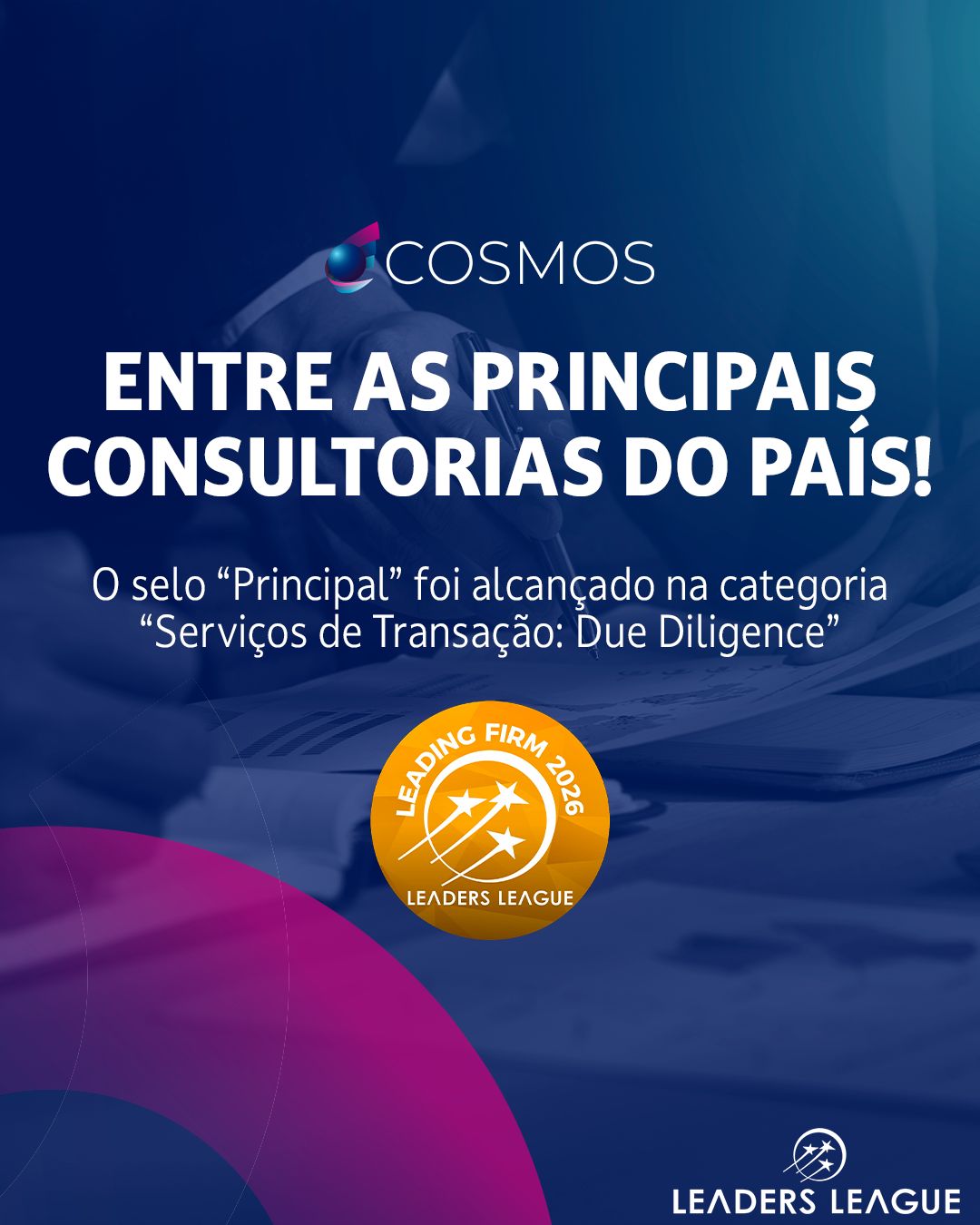 Cosmos Advisors ad