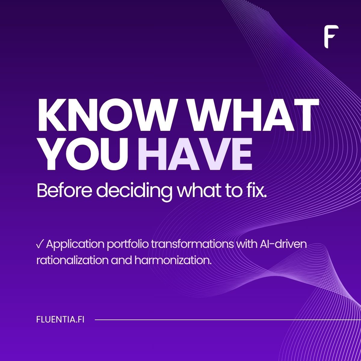 Fluentia Oy ad
