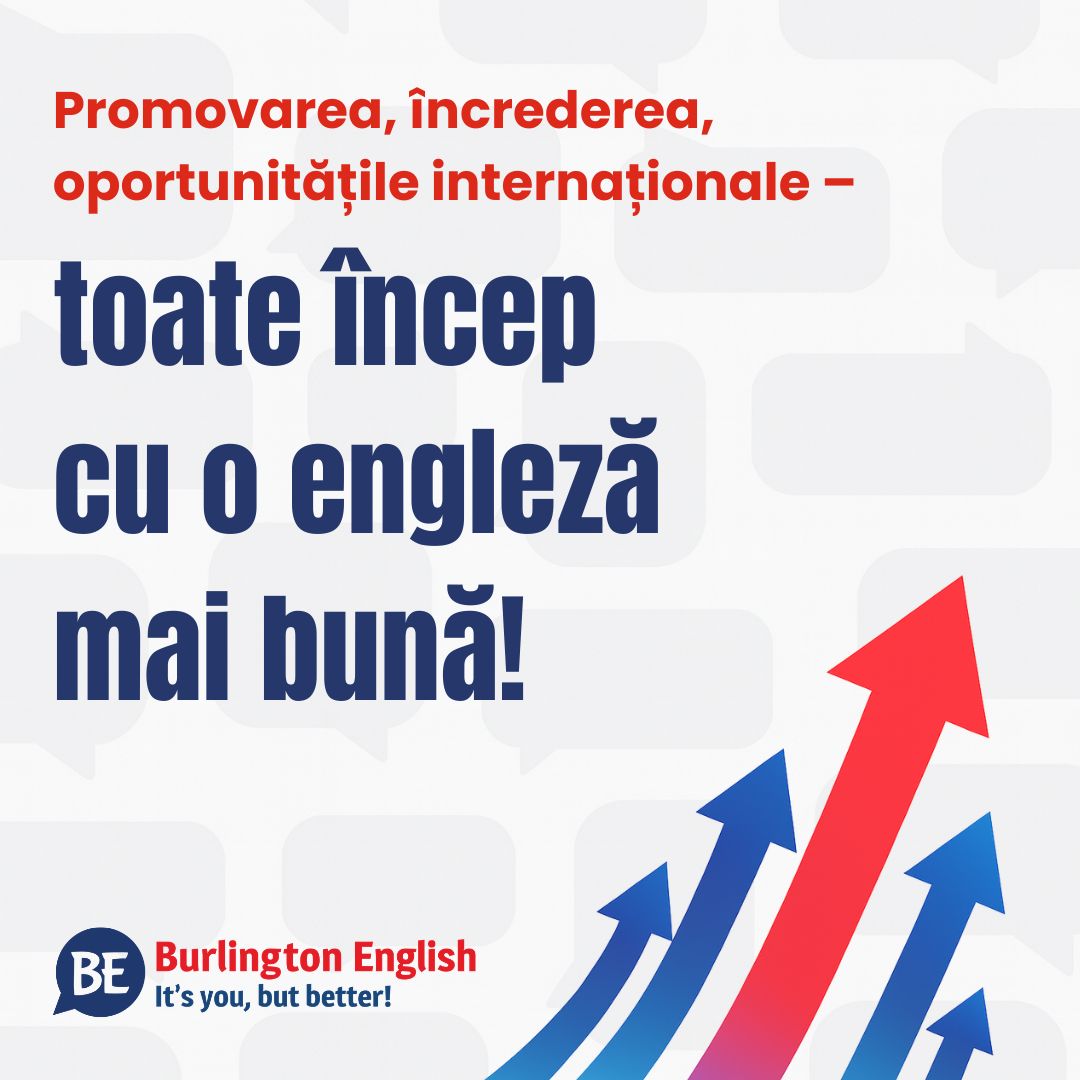 Burlington English Romania ad