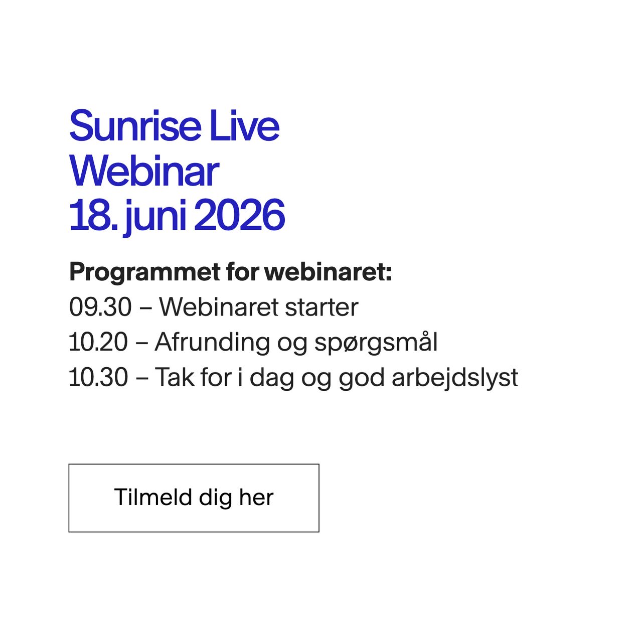 Sunrise ad