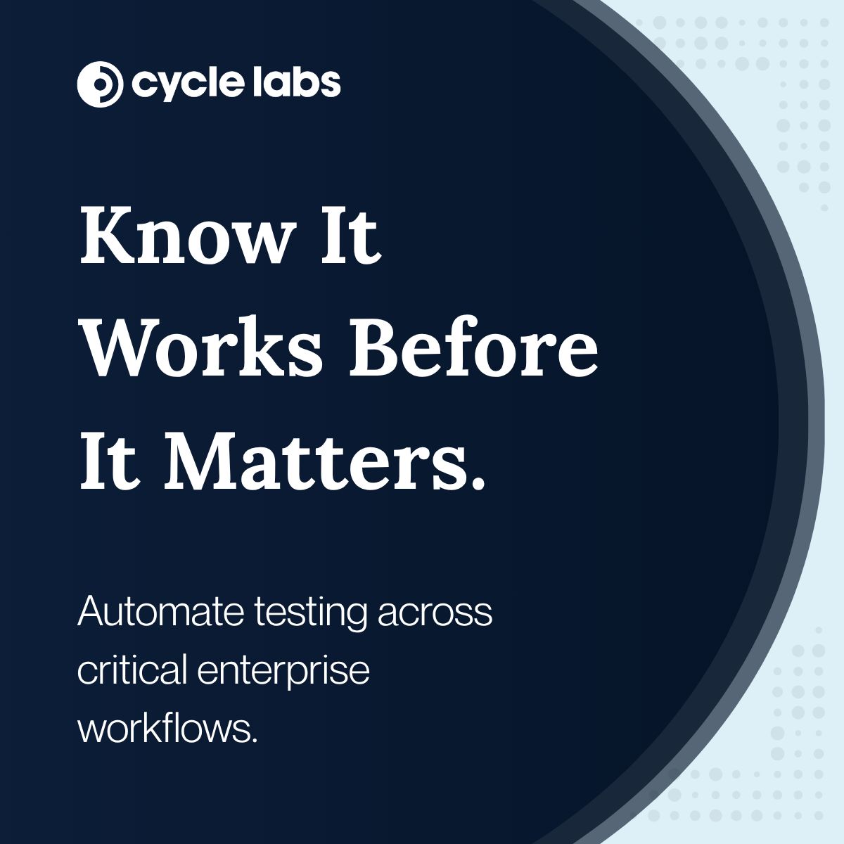 Cycle Labs ad