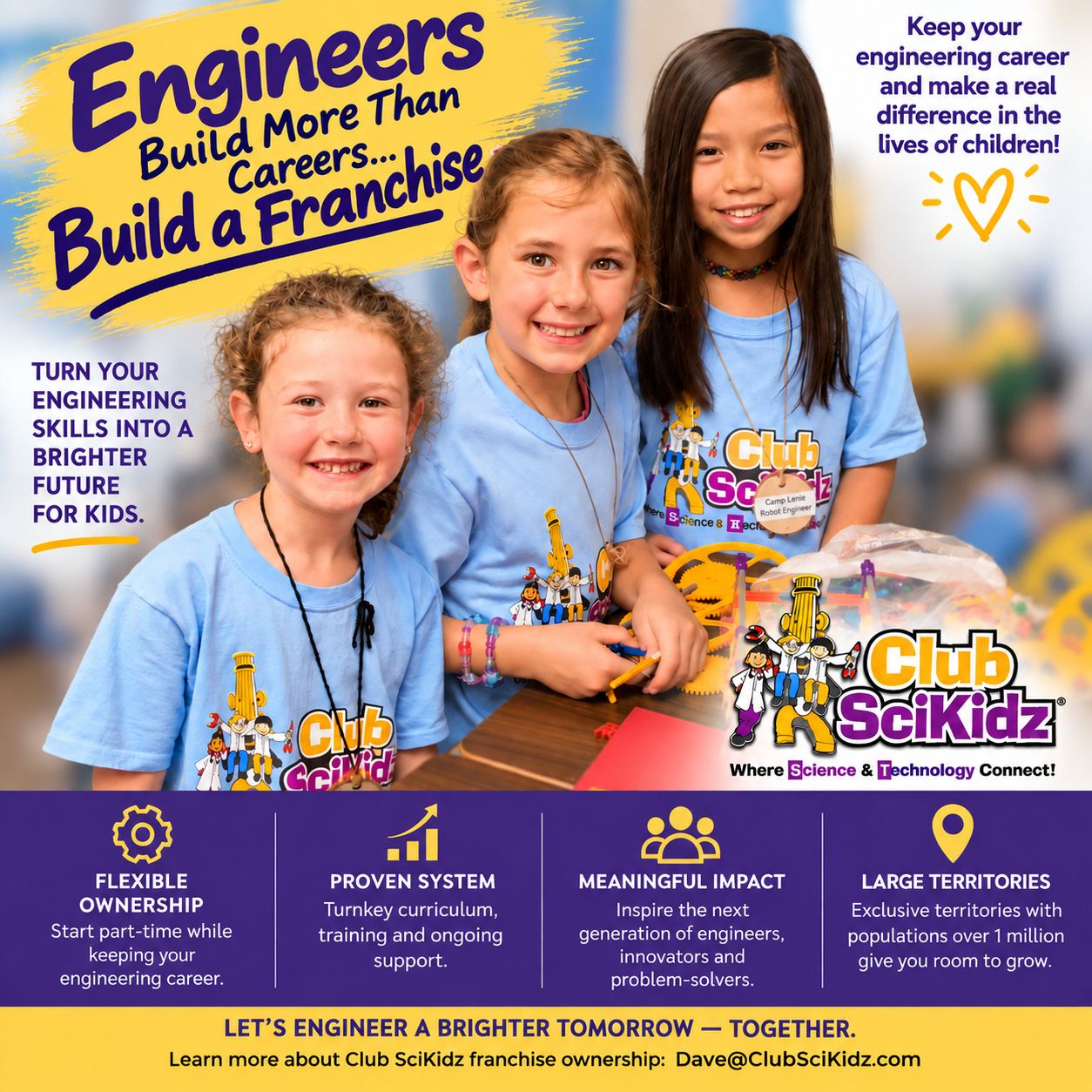 Club SciKidz Franchise ad