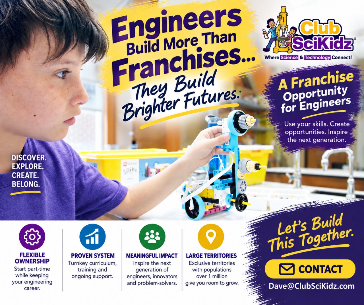 Club SciKidz Franchise ad