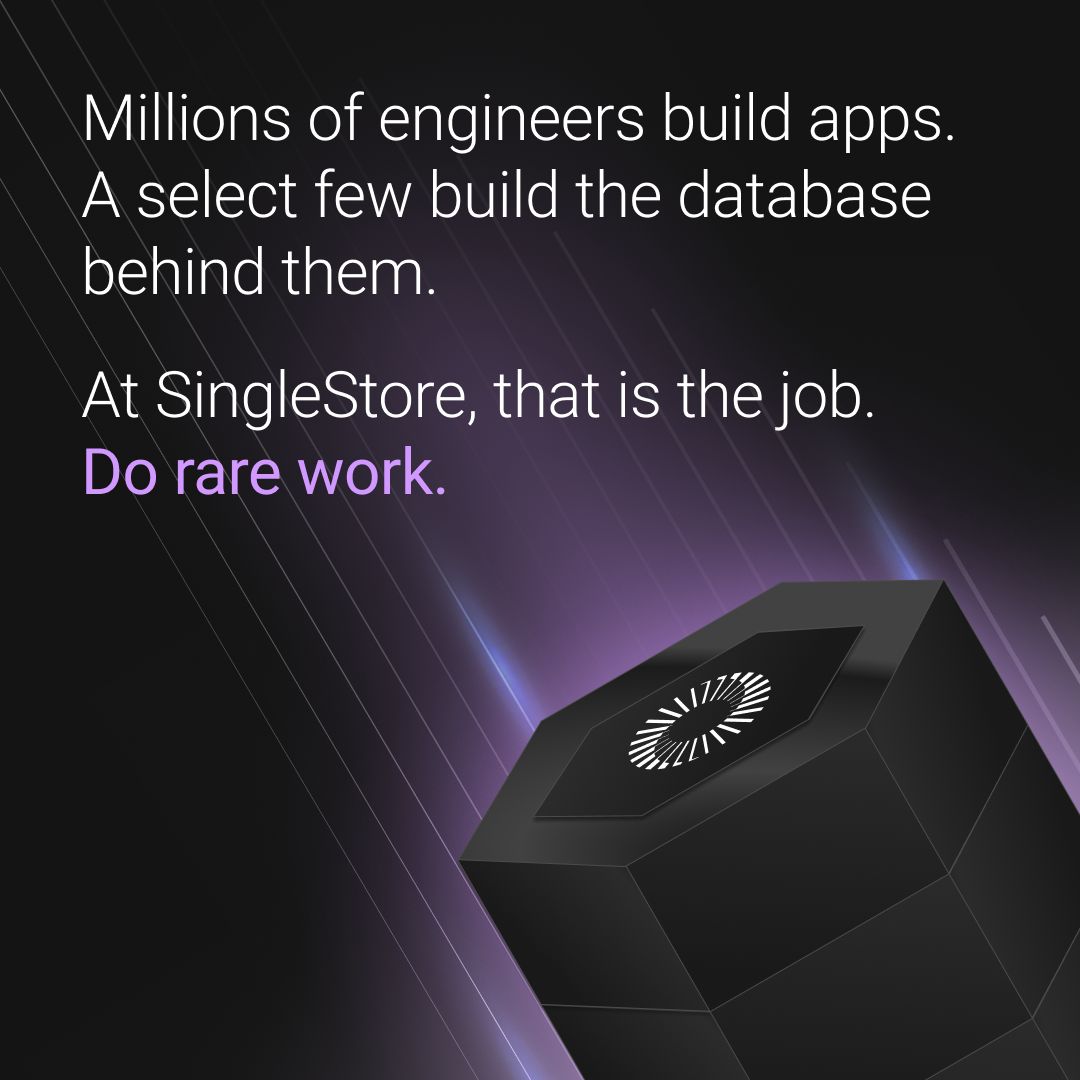 SingleStore ad