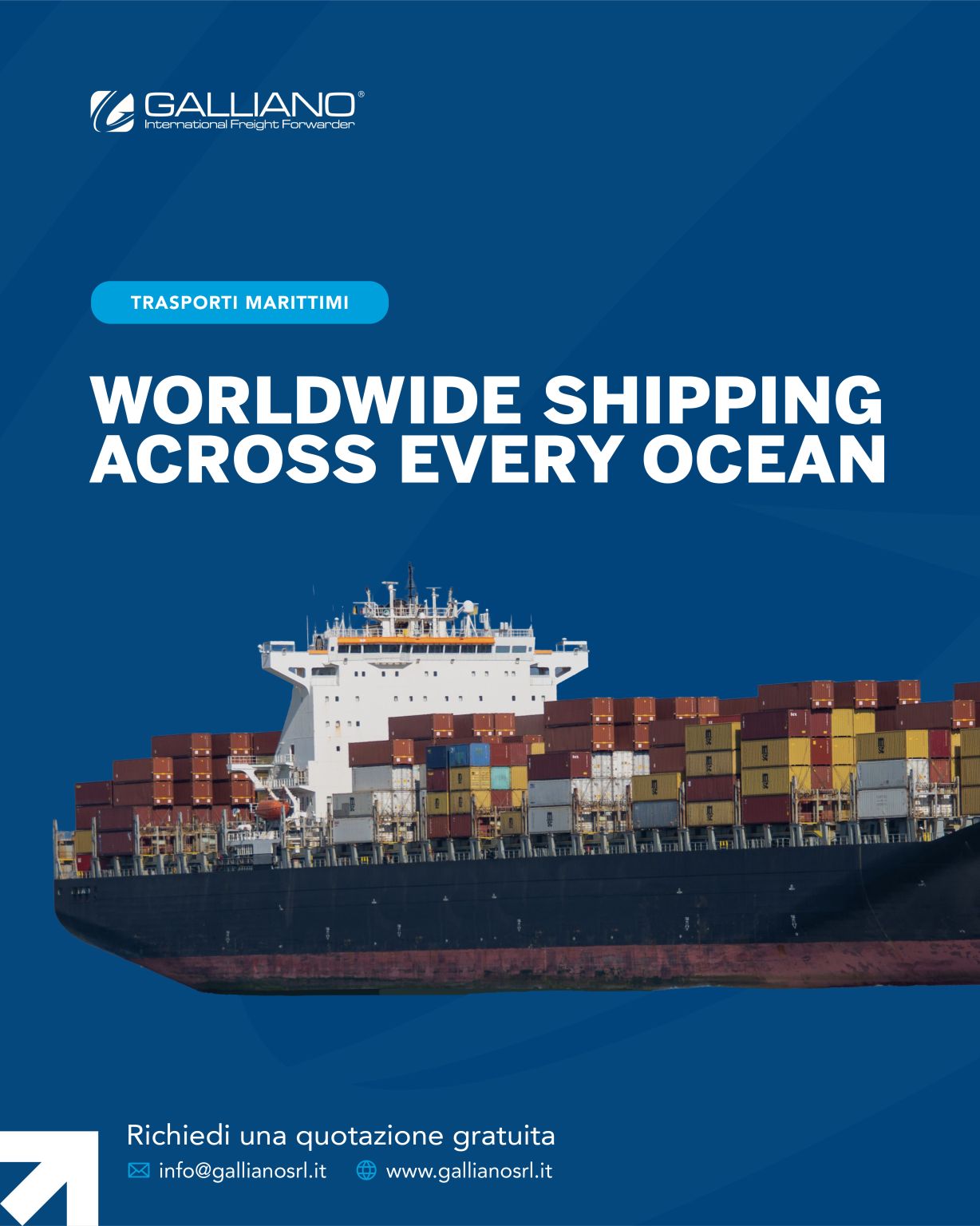 Galliano International Freight Forwarder ad