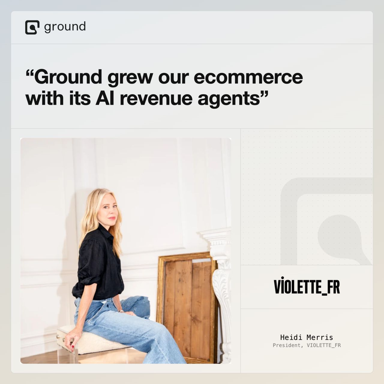 Ground ad