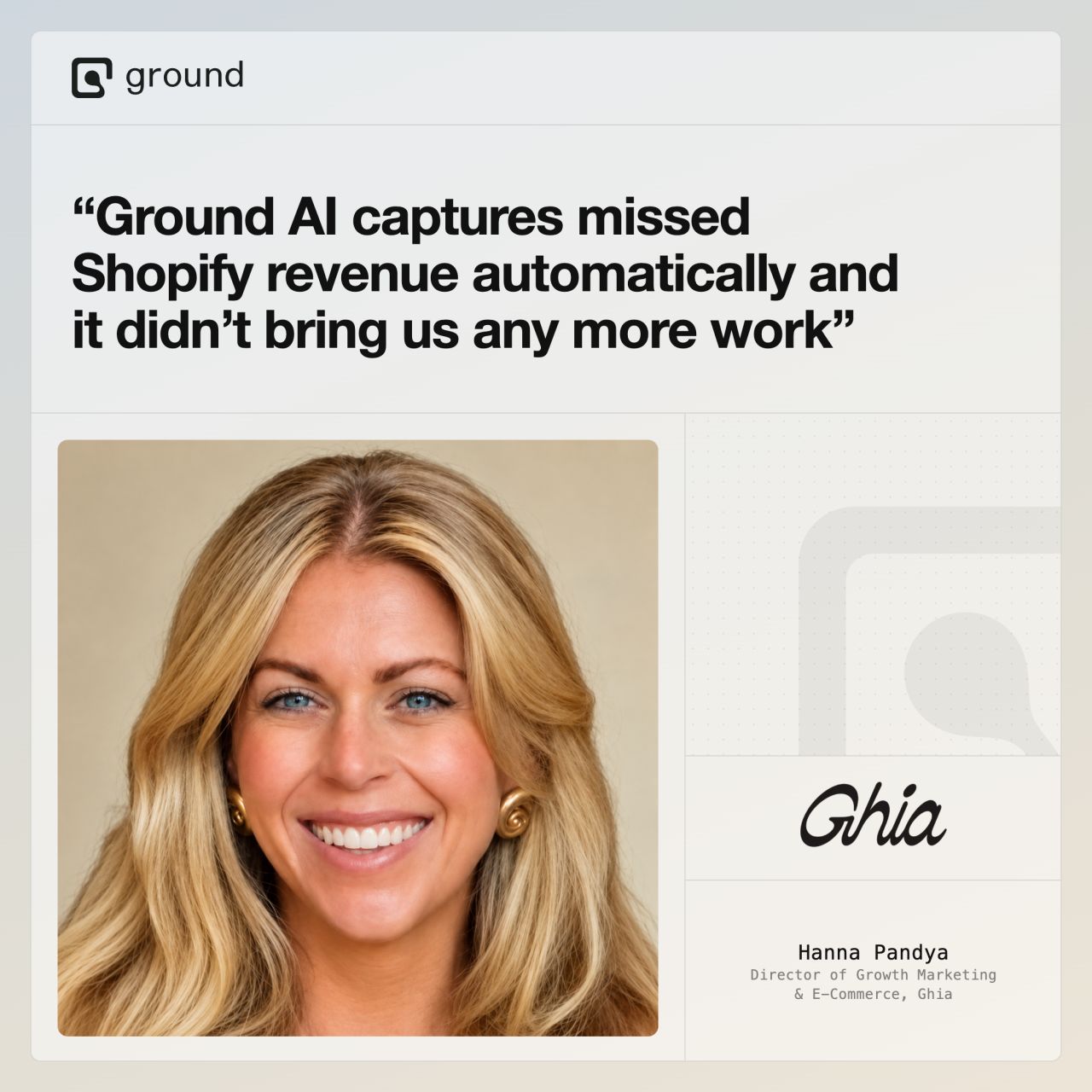 Ground ad
