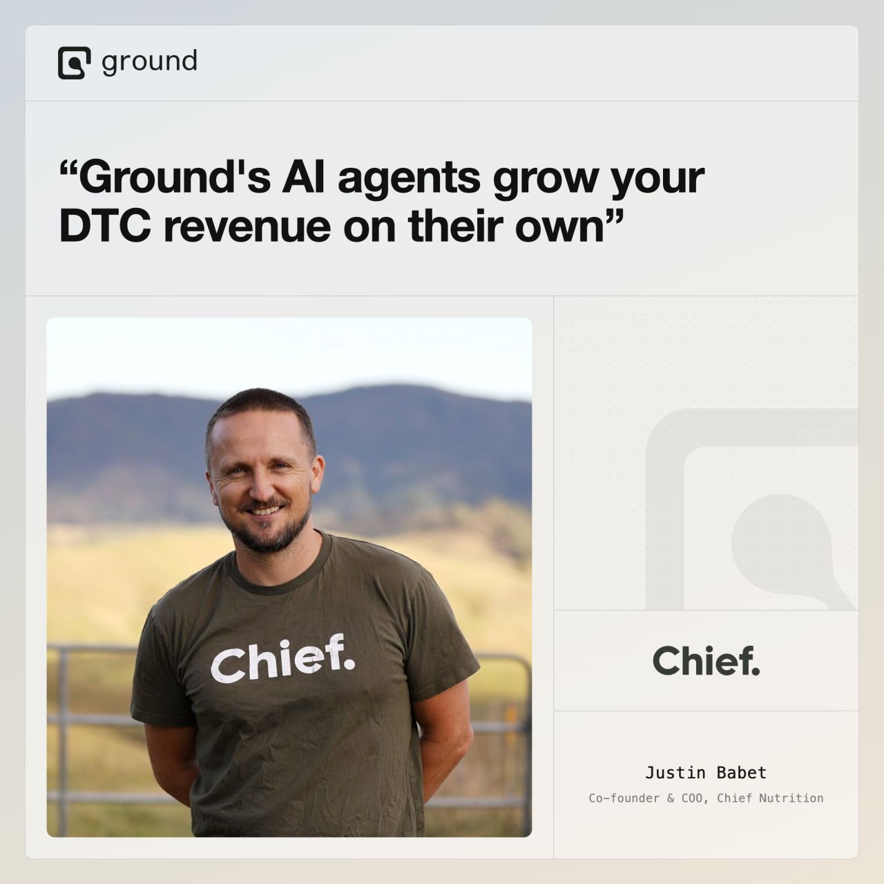 Ground ad