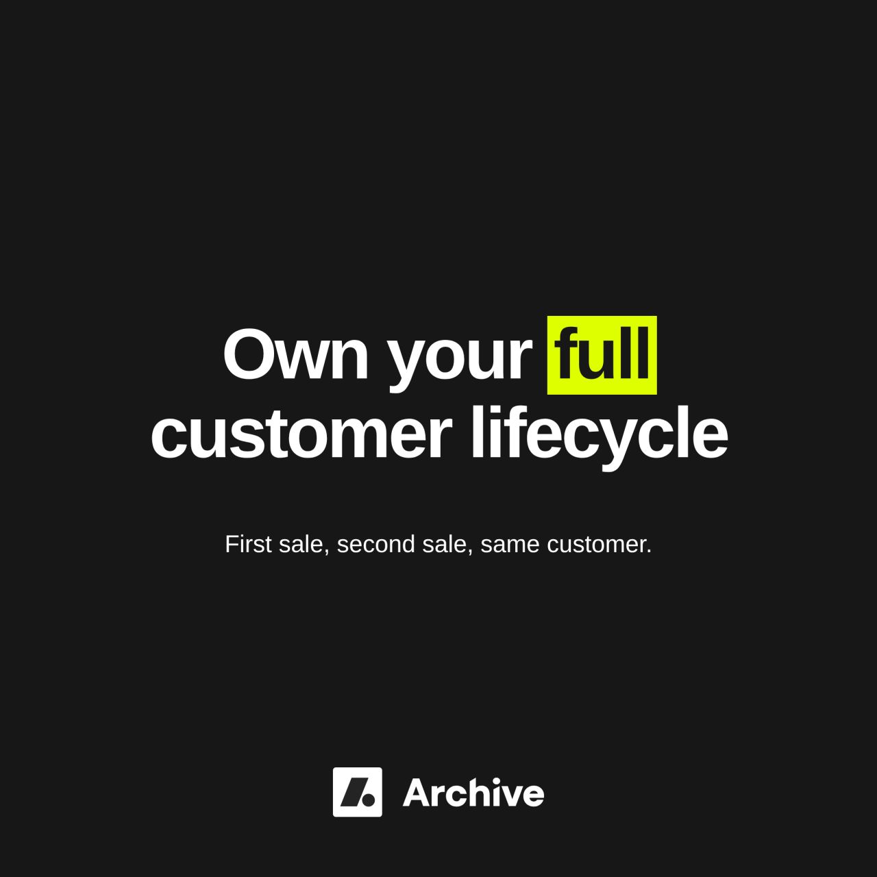 Archive ad