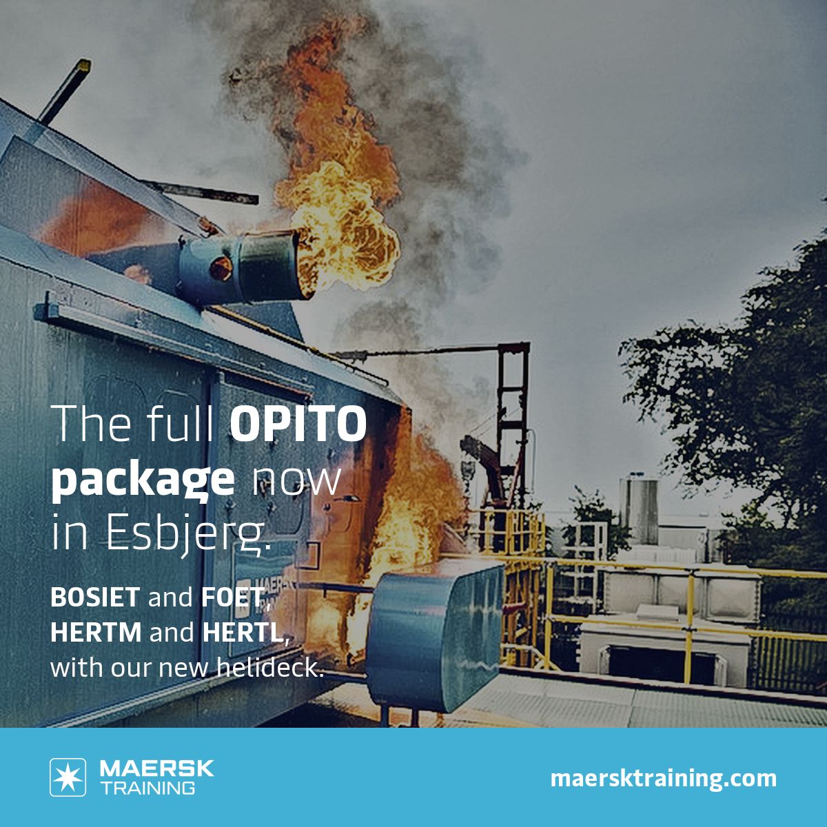 Maersk Training ad