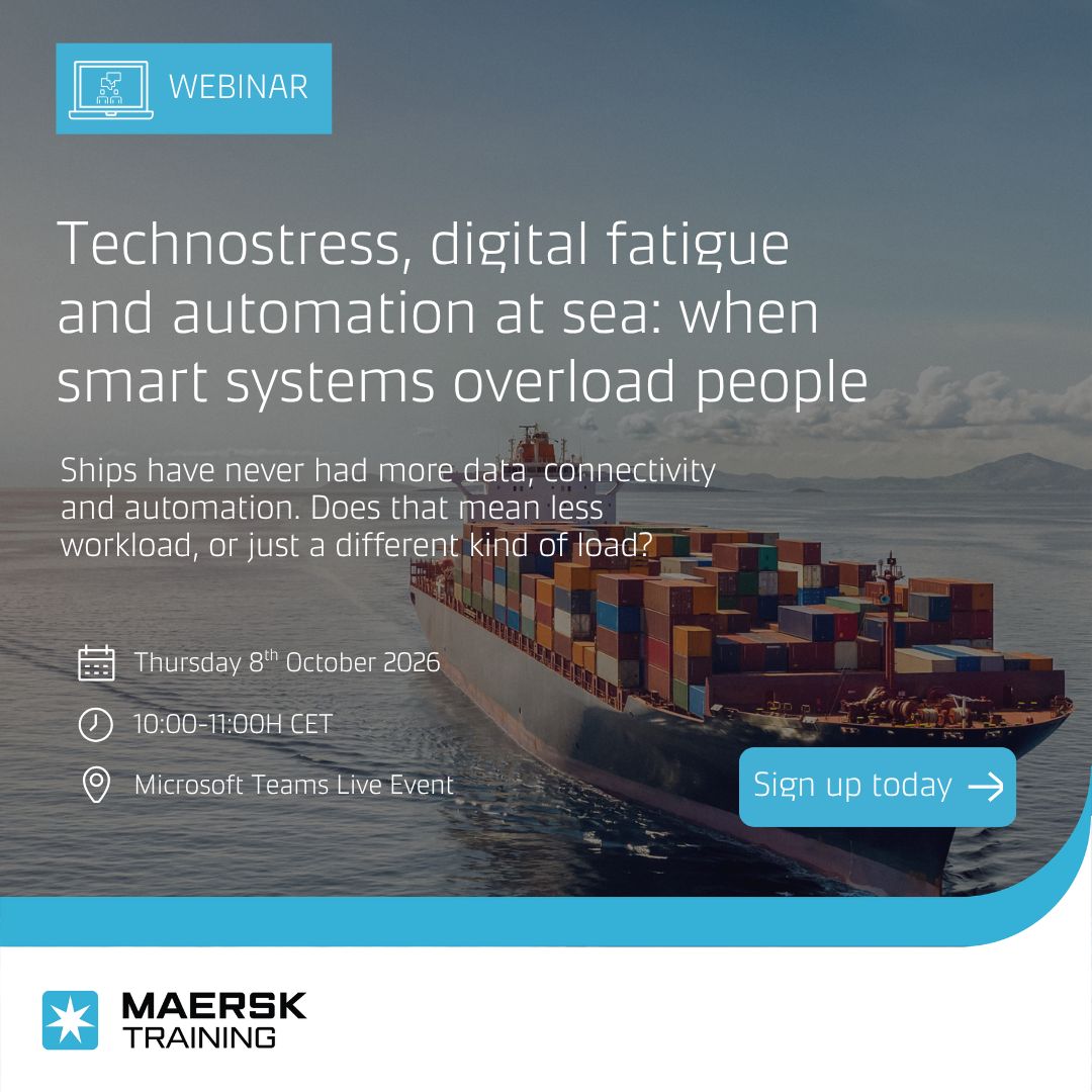 Maersk Training ad
