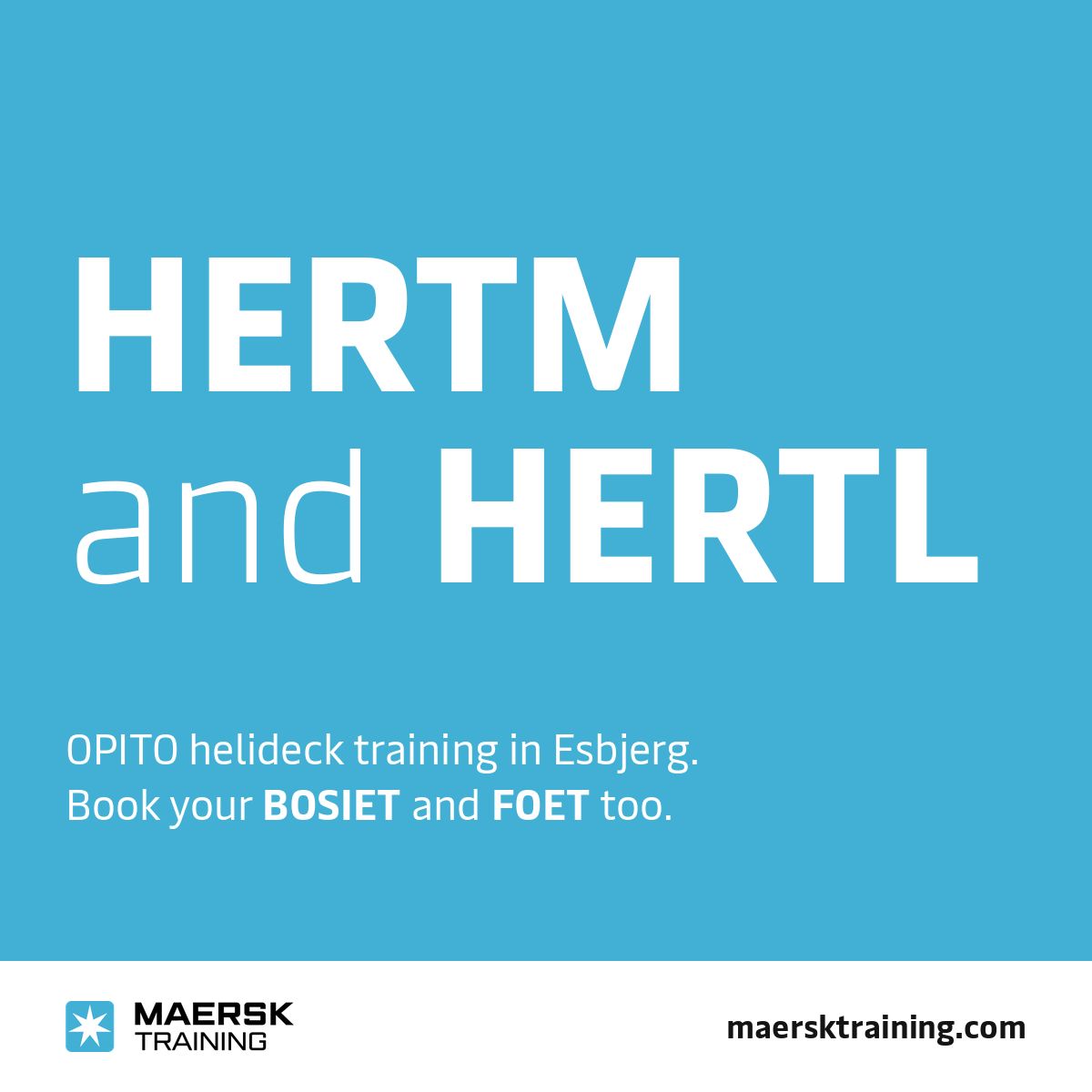 Maersk Training ad