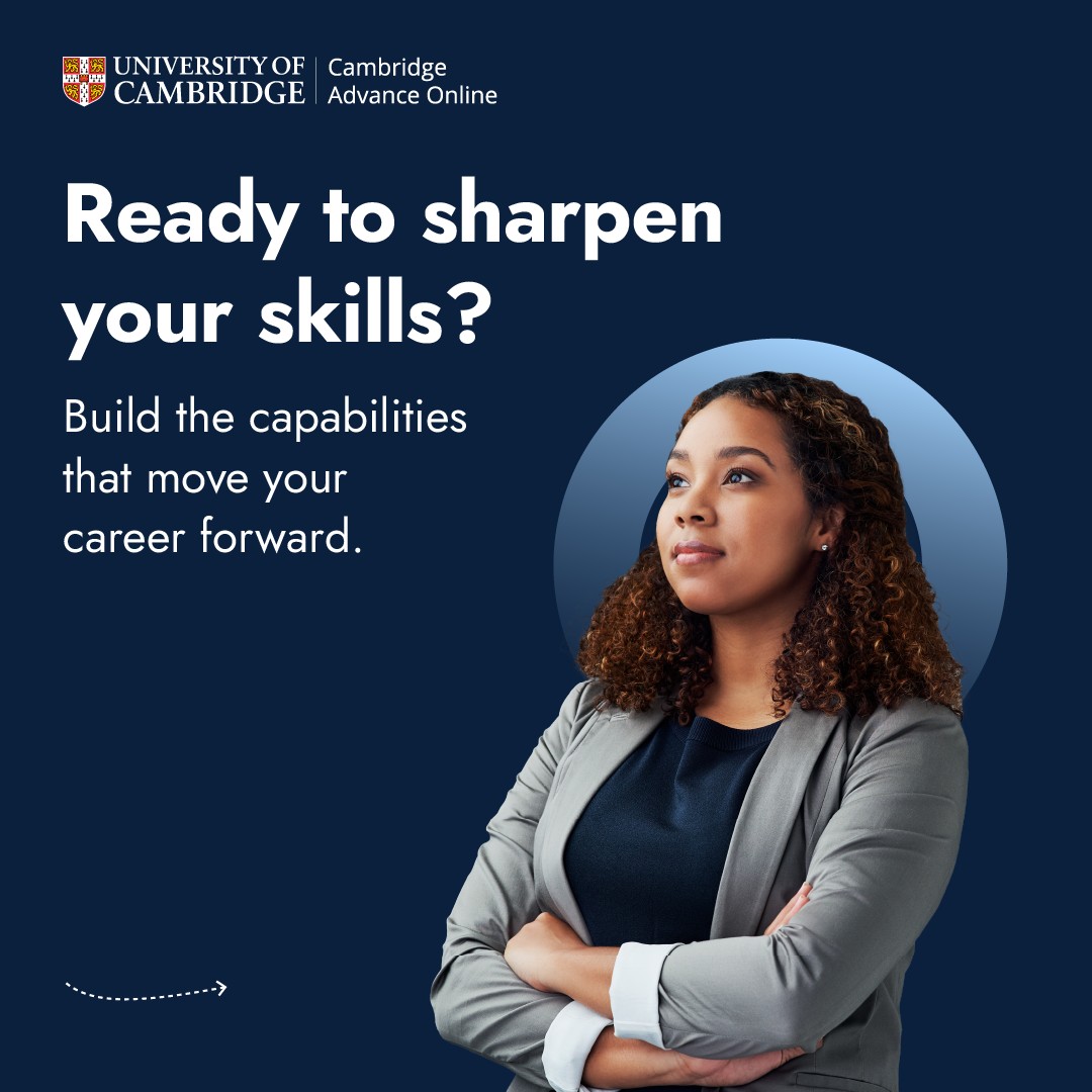 University of Cambridge Advance Online ad