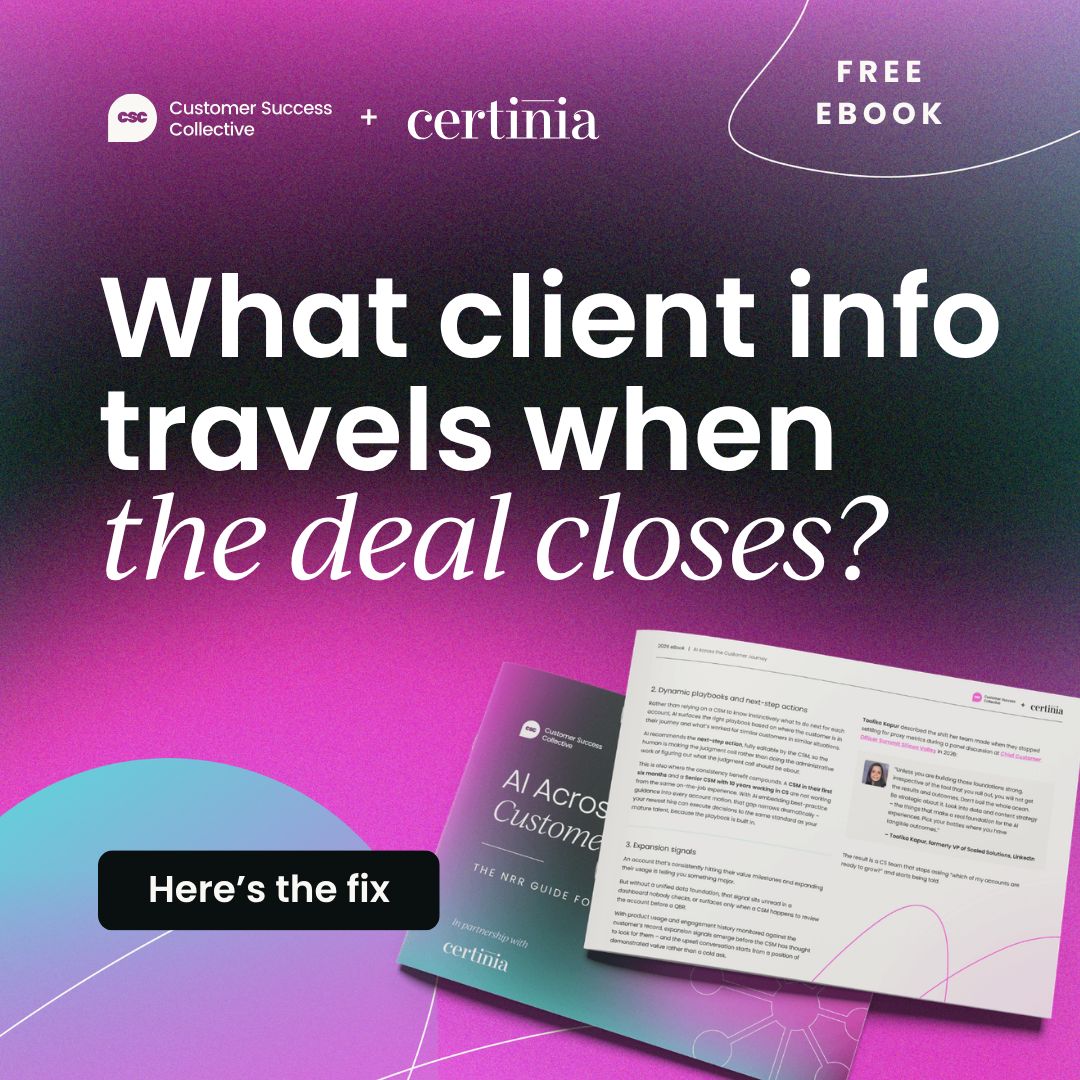 Customer Success Collective ad