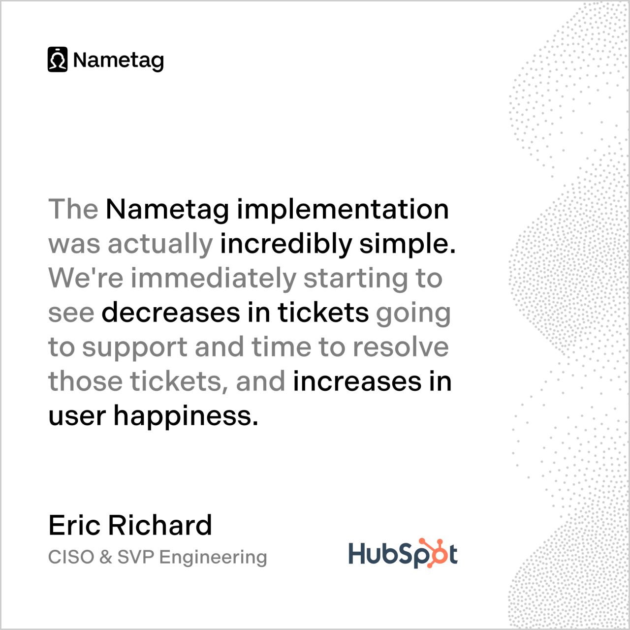 Nametag ad