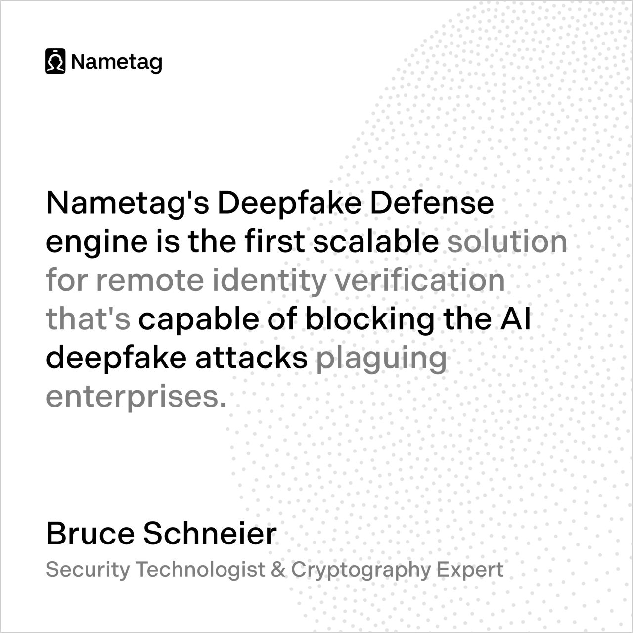 Nametag ad