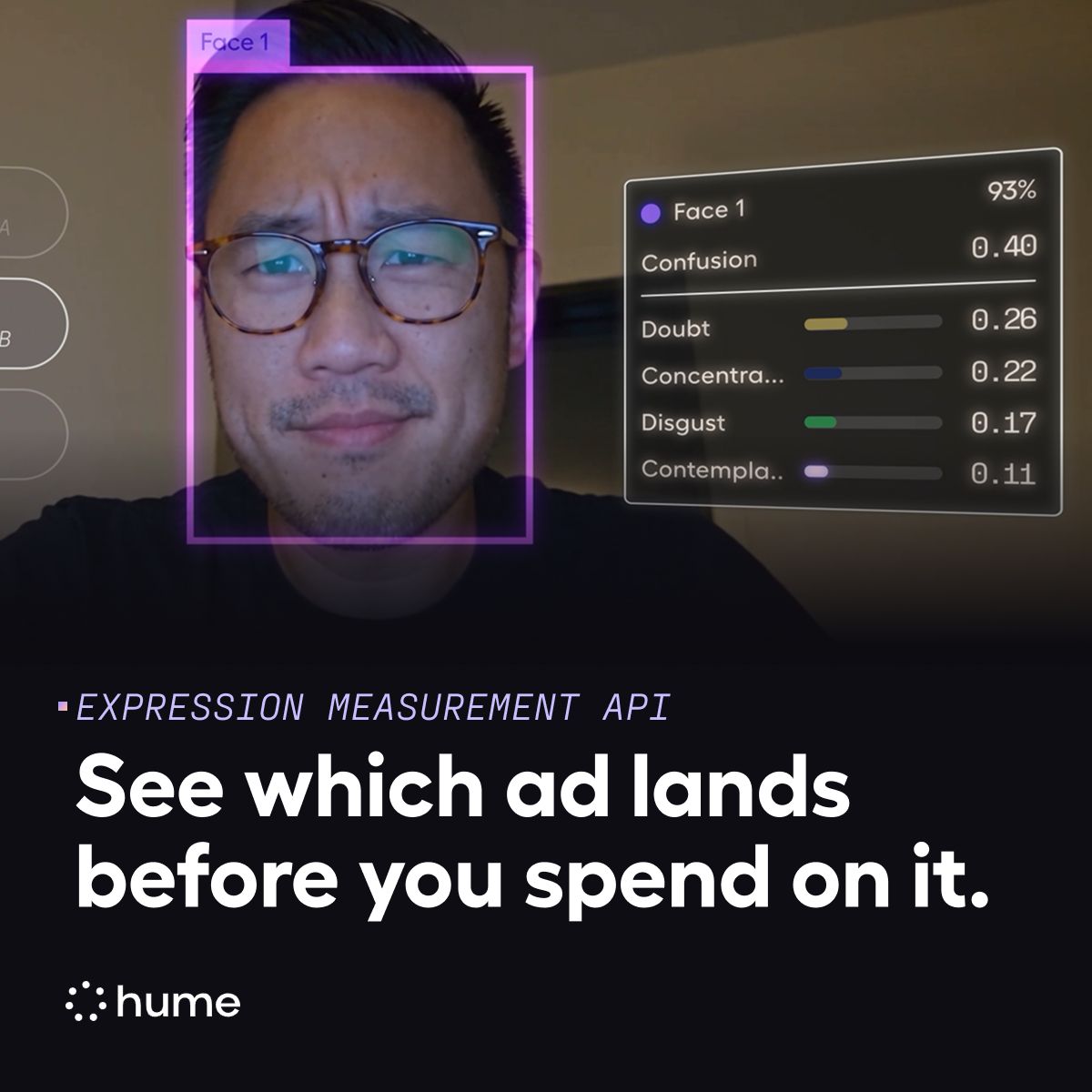 Hume AI ad