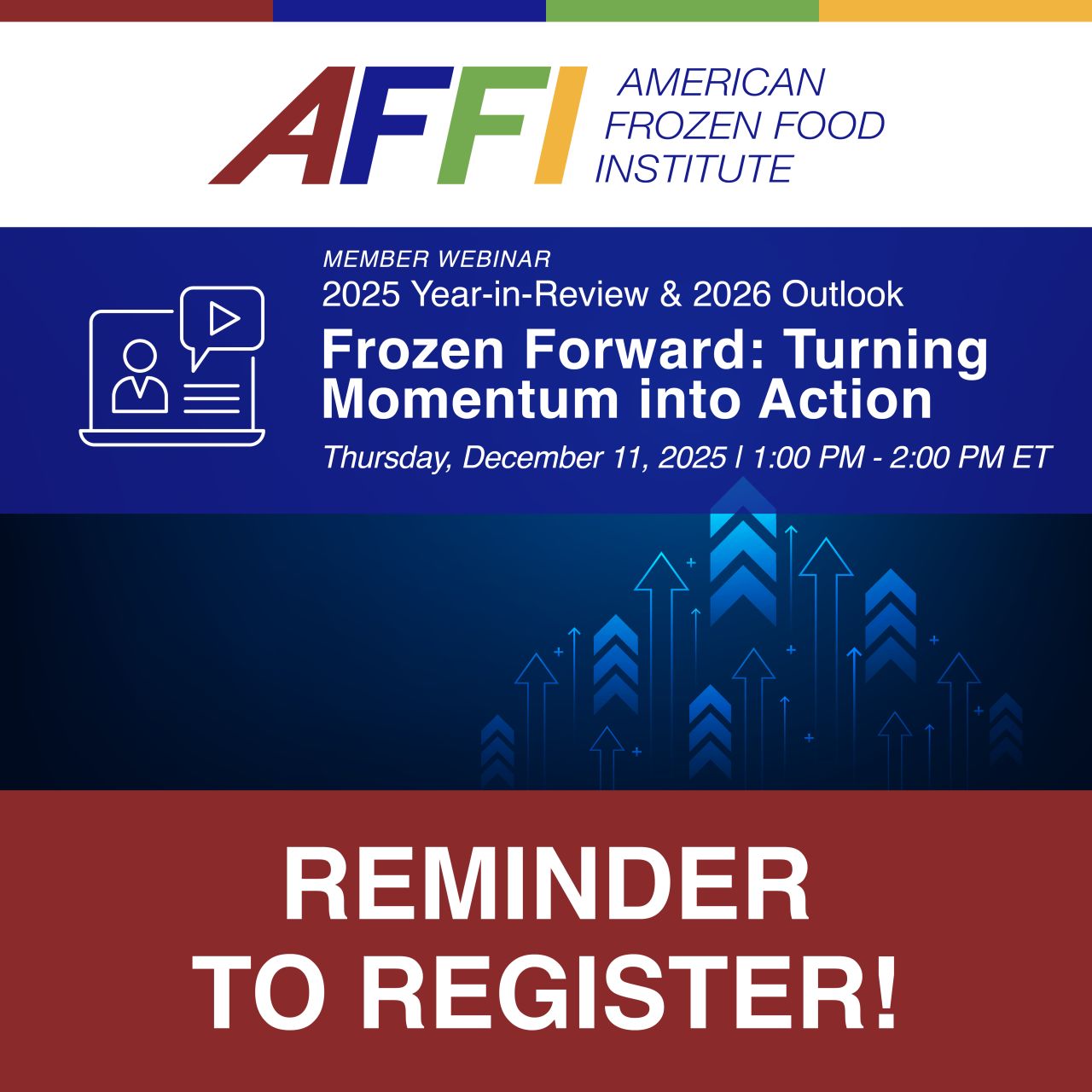 American Frozen Food Institute ad