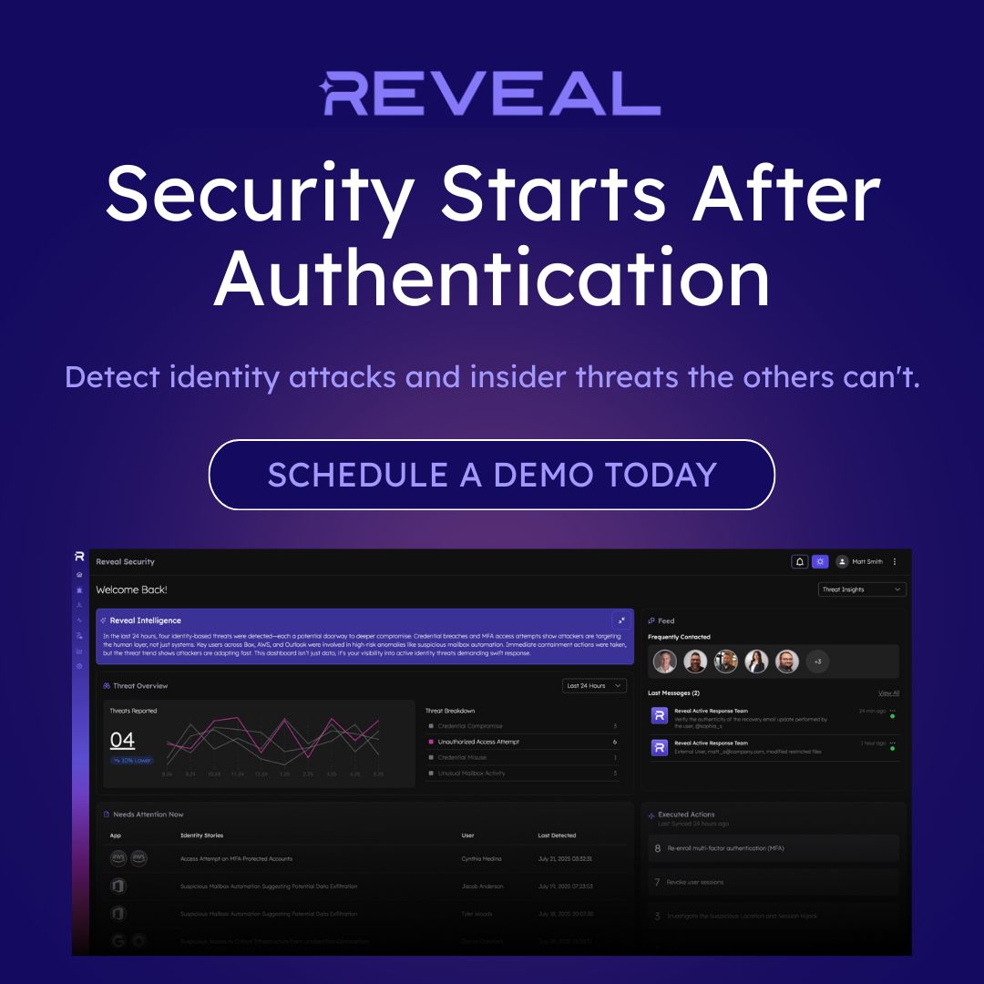 Reveal Security ad