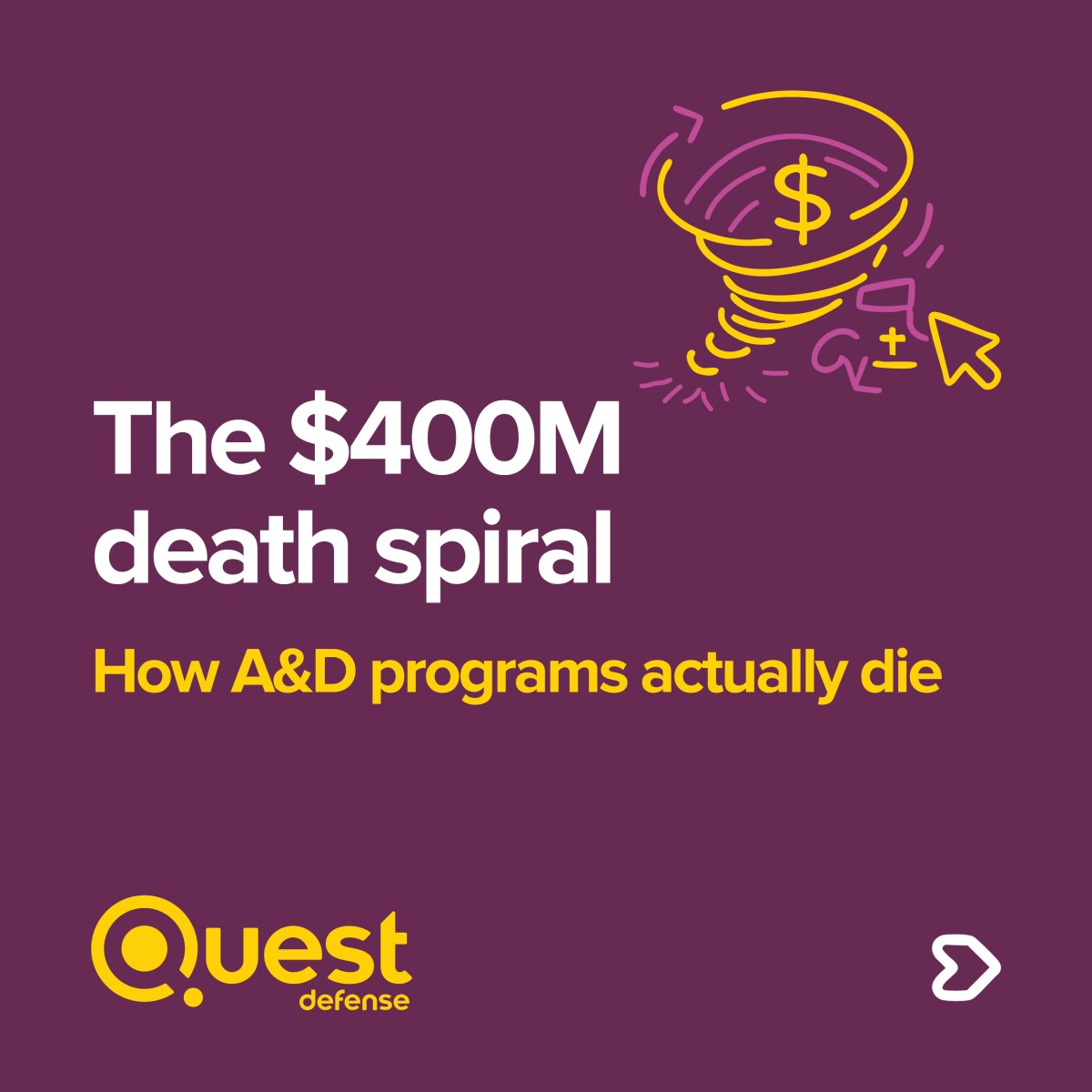 Quest Defense ad