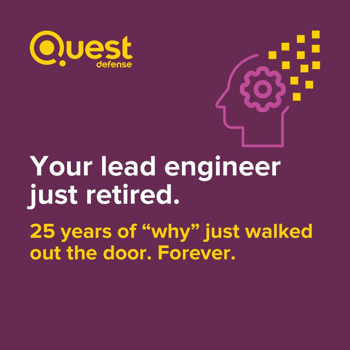Quest Defense ad