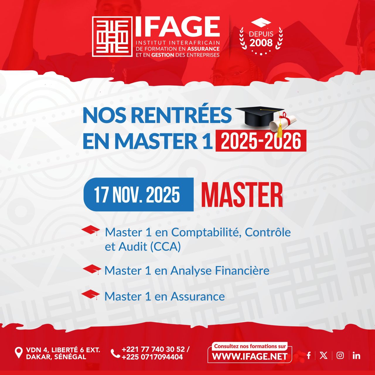 IFAGE-Institut Interafricain de Formation en Assurance et en Gestion des Entreprises ad