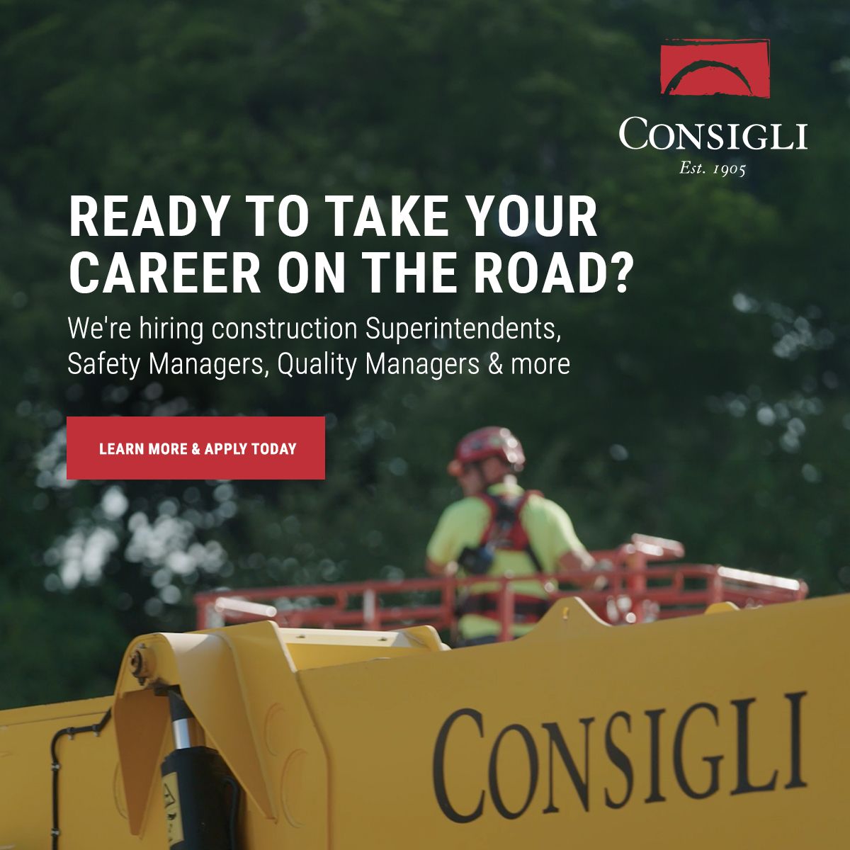 Consigli Construction Co., Inc. ad